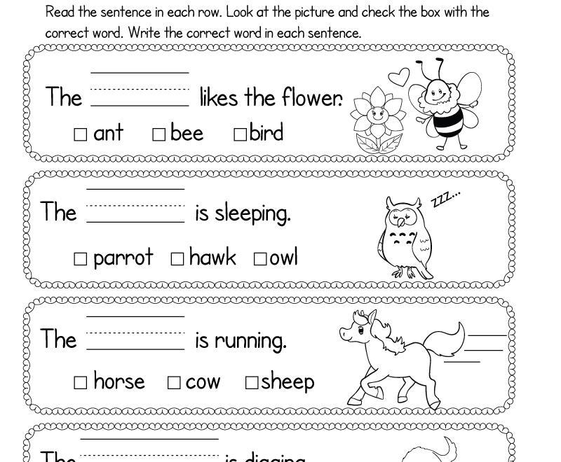 Learning To Read Worksheet Free Printable Digital PDF