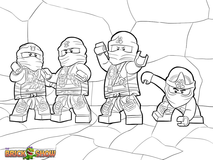 LEGO Ninjago Tournament Of Elements Coloring Pages