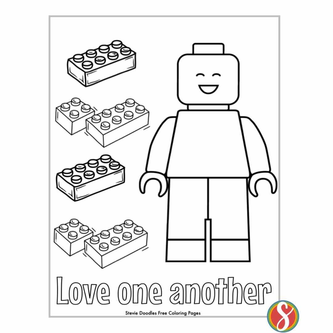 lego printables coloring sheets