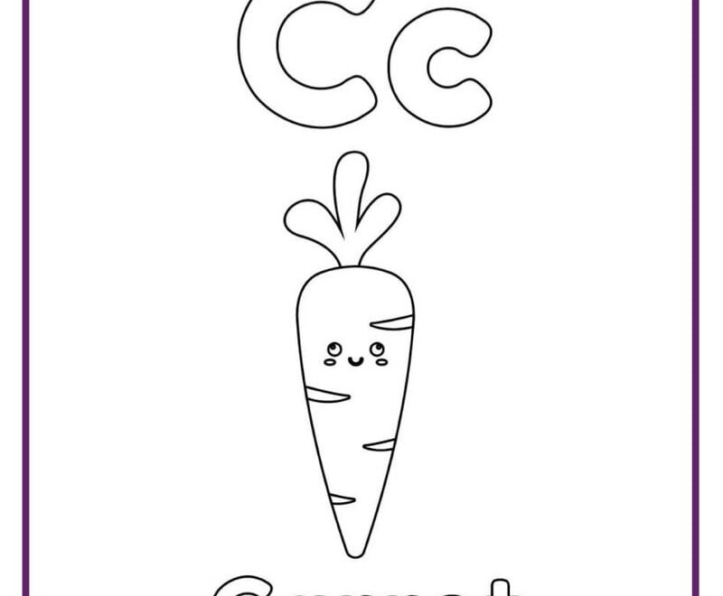 Letter C Coloring Pages