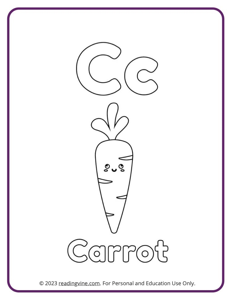 Letter C Coloring Pages Letter C Coloring Pages
