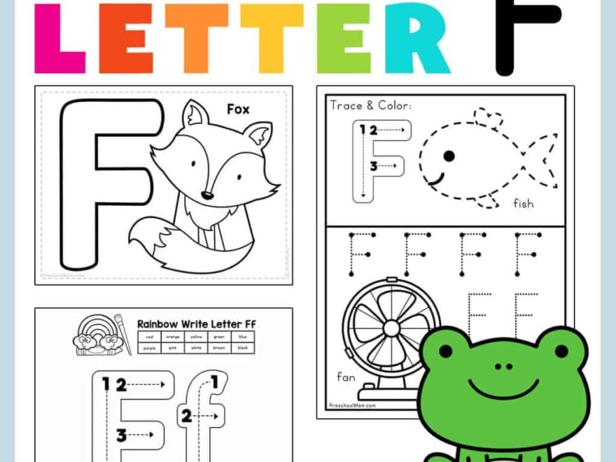 Letter F Preschool Printables Preschool Mom