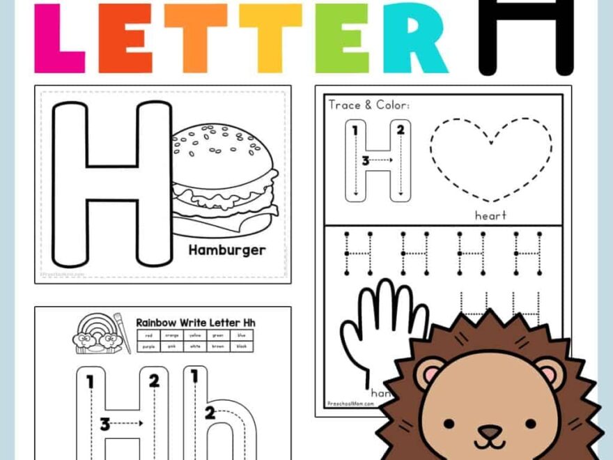 Letter H Preschool Printables Preschool Mom