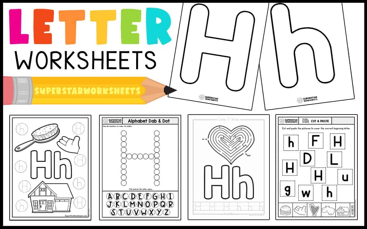 letter h worksheets for preschool letter h worksheets for preschool