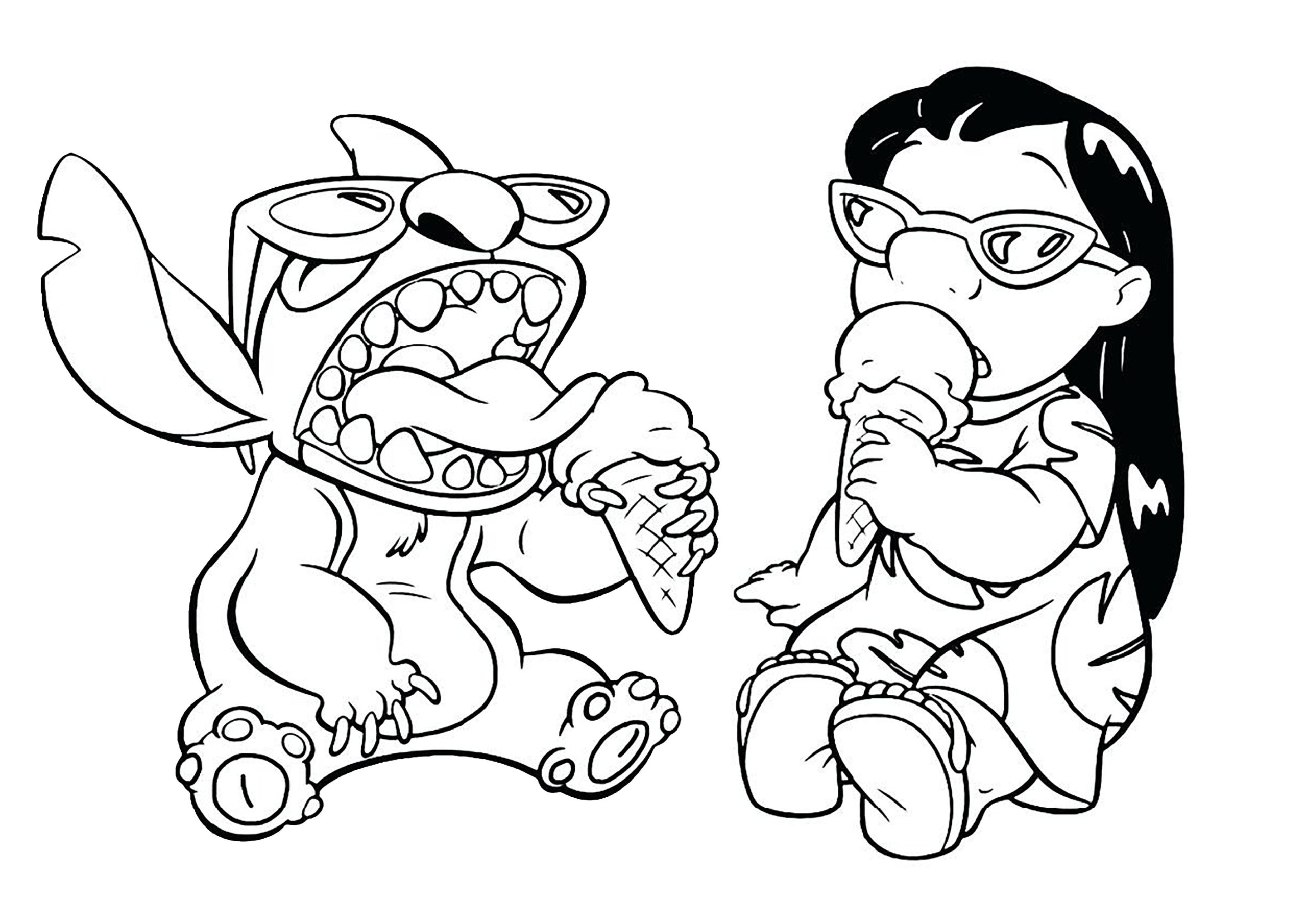 lilo and stitch coloring page lilo and stitch coloring page