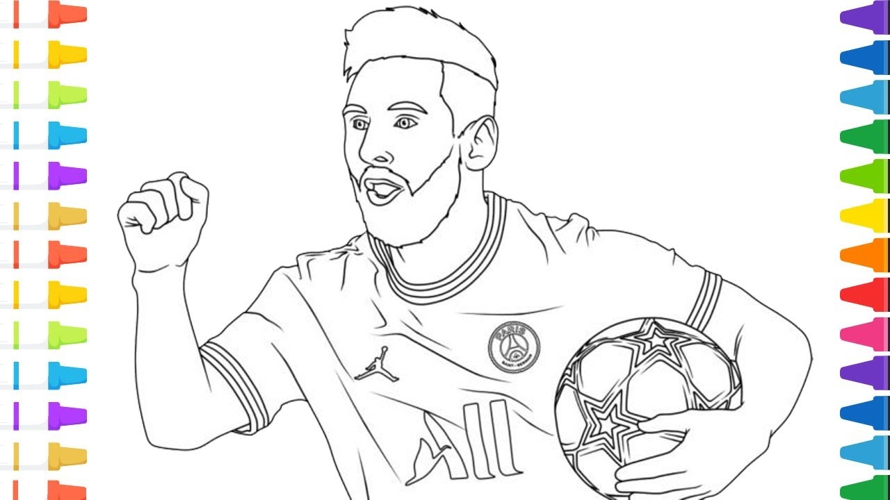 messi soccer coloring pages messi soccer coloring pages