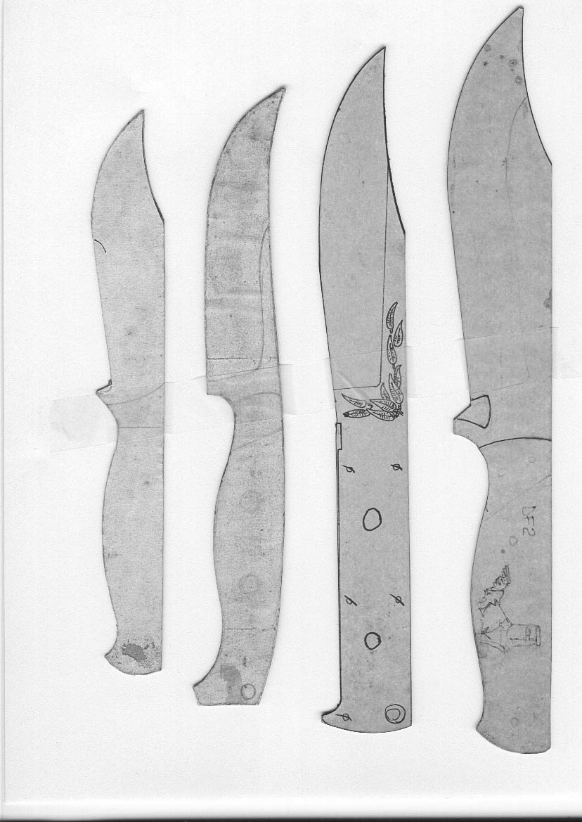 Lloyd Harding s Knife Templates Lloyd Harding s Knife Templates