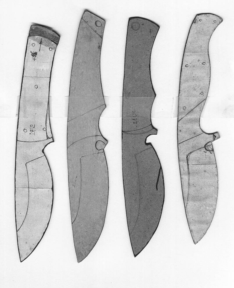 Lloyd Harding s Knife Templates Lloyd Harding s Knife Templates