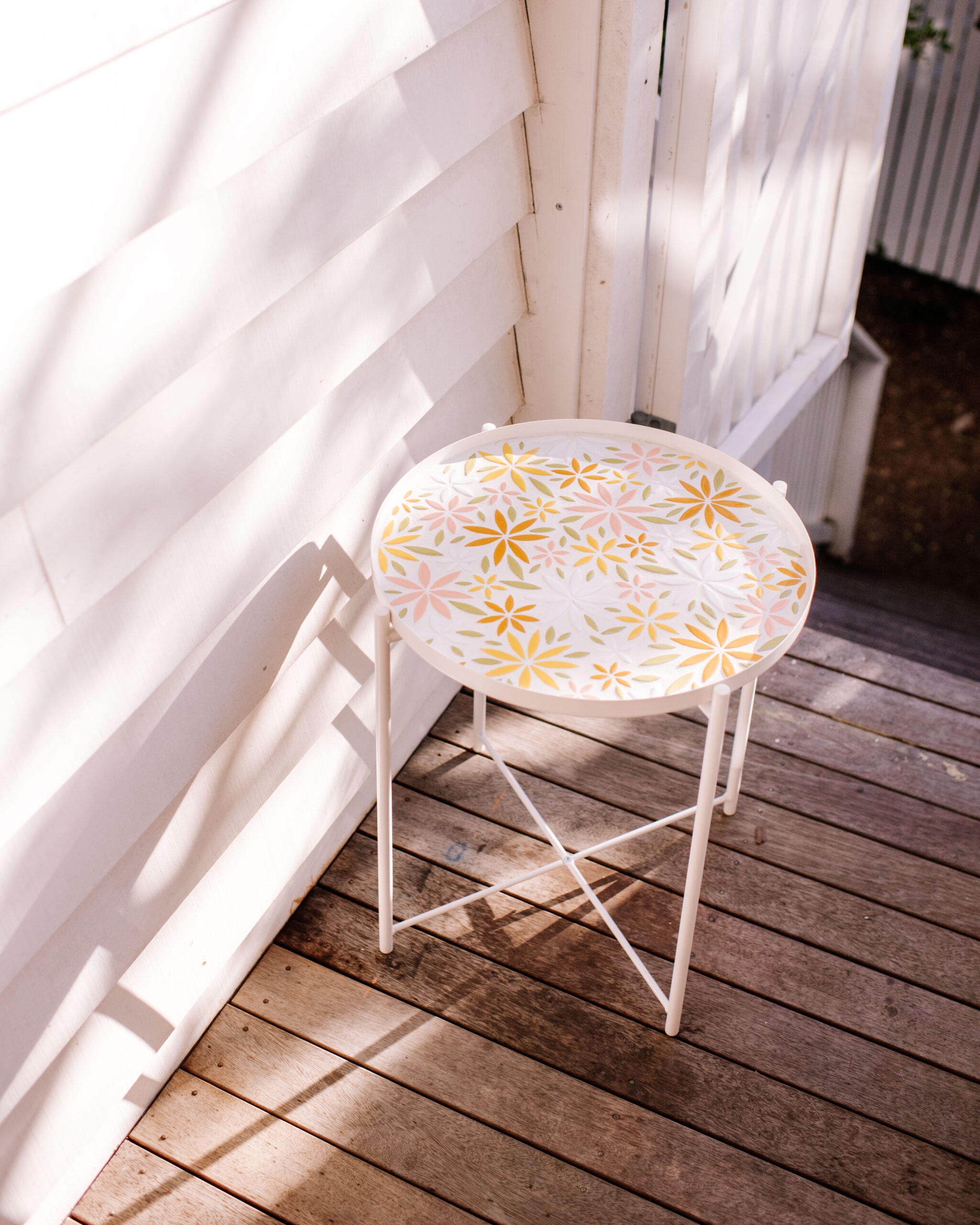 Making A Floral Mosaic Side Table Collective Gen