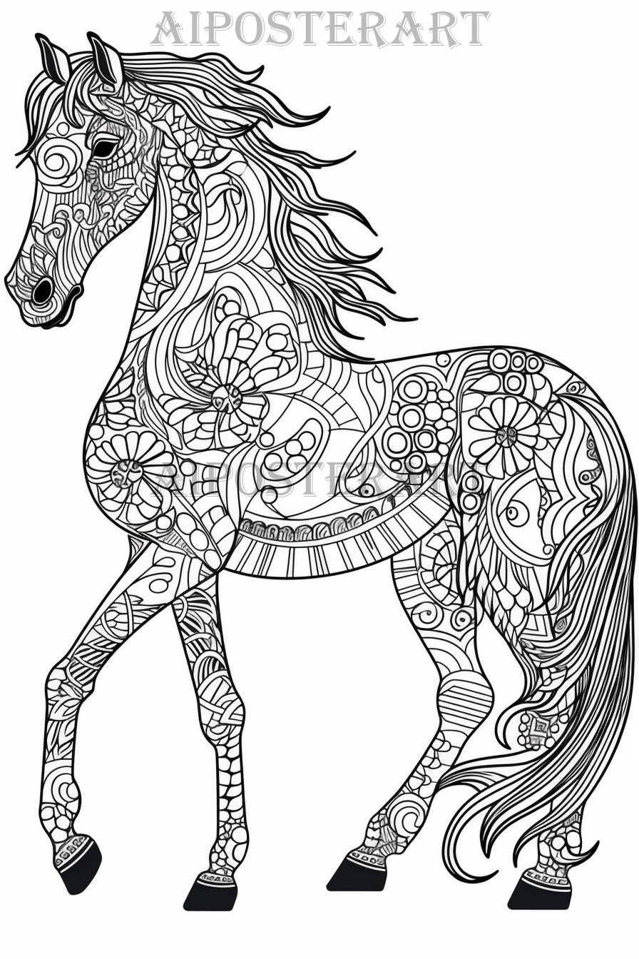 Mandala Horse Coloring Page For Adults Printable Coloring Sheet Patterned Horse Coloring Image High Res 5376x8064 Detailed Horse Etsy Mandala Horse Coloring Page For Adults Printable Coloring Sheet Patterned Horse Coloring Image High Res 5376x8064 Detailed Horse Etsy