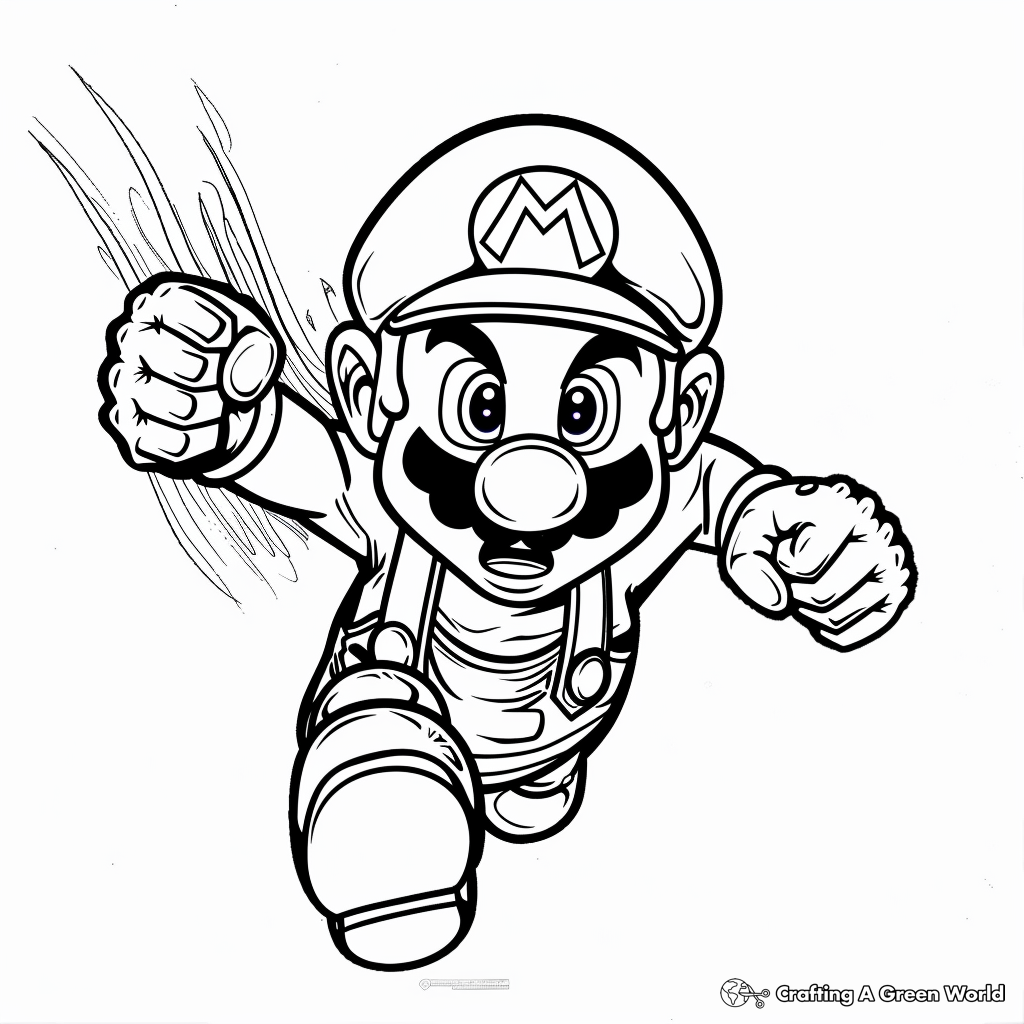 mario color pages printable mario color pages printable
