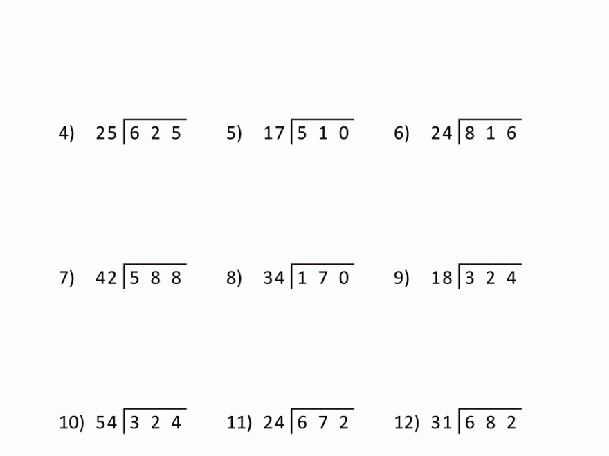Math Worksheets For Grade 6 K5 Worksheets