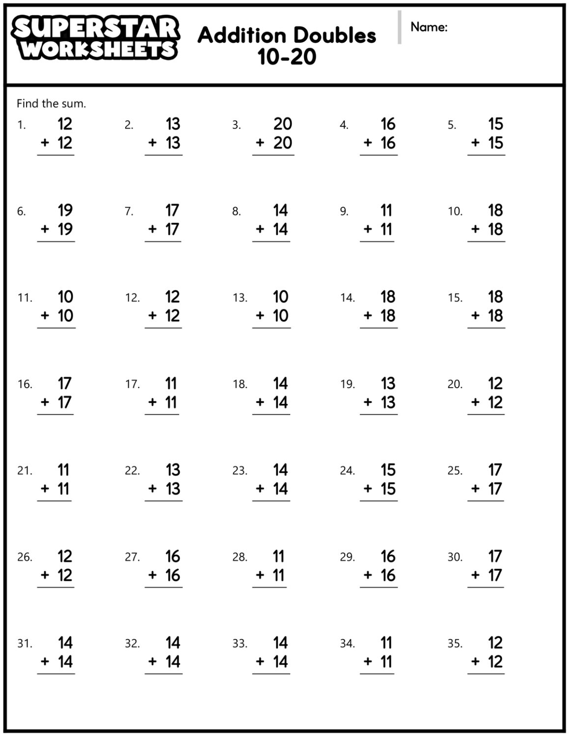 third grade math worksheets