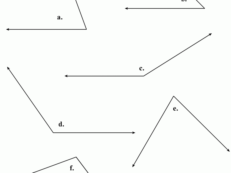Measuring Angles With A Protractor