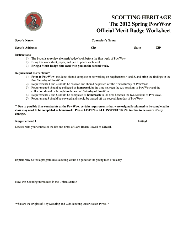camping merit badge worksheet camping merit badge worksheet