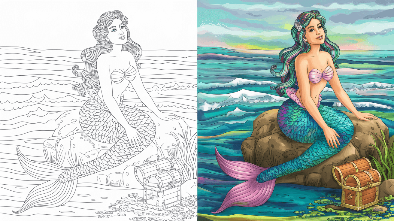 Mermaid Coloring Pages Explore 50 Free Printable PDF Mermaid Coloring Pages Explore 50 Free Printable PDF
