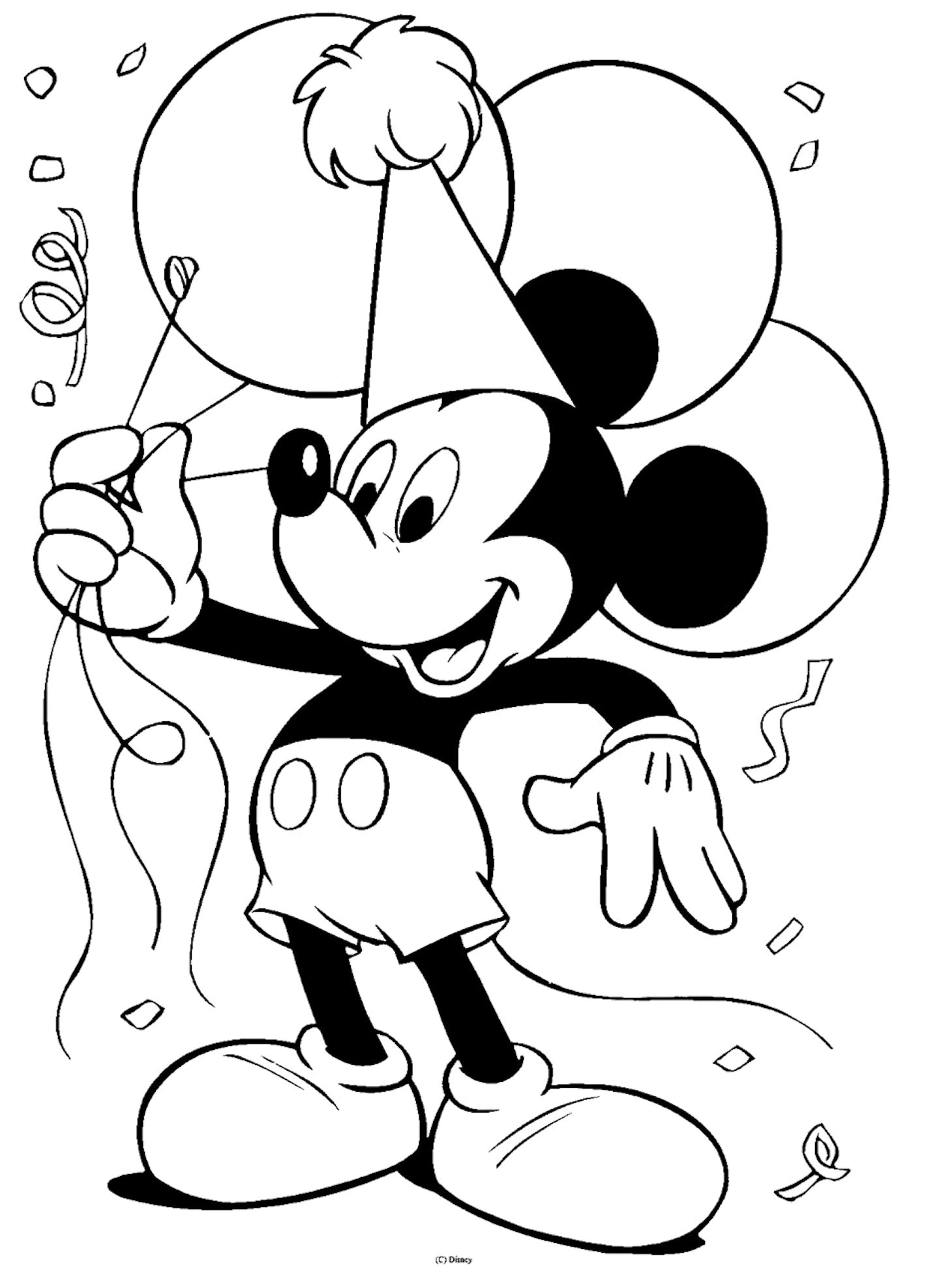 mickey mouse coloring pages