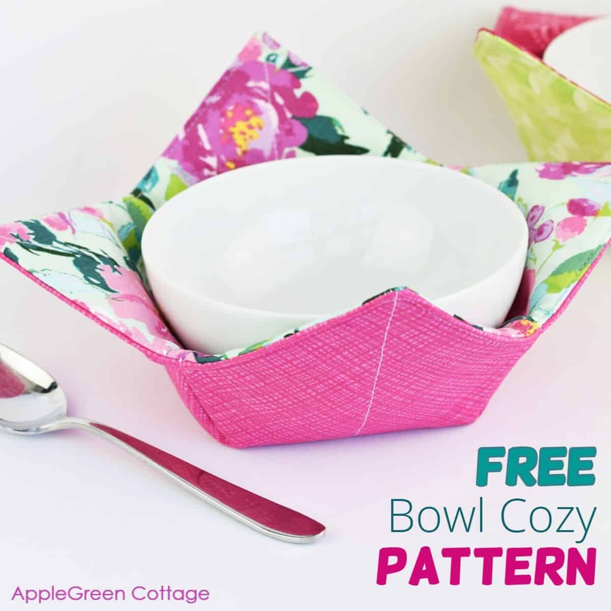free printable microwave bowl cozy pattern