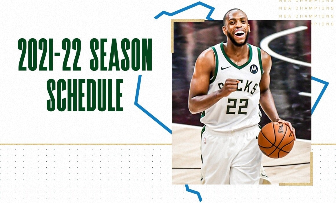 Milwaukee Bucks Announce 2021 22 Regular Season Schedule Milwaukee Bucks Milwaukee Bucks Announce 2021 22 Regular Season Schedule Milwaukee Bucks