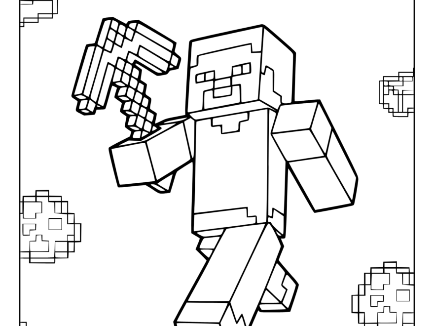Minecraft Coloring Pages 30 Free Printable PDF