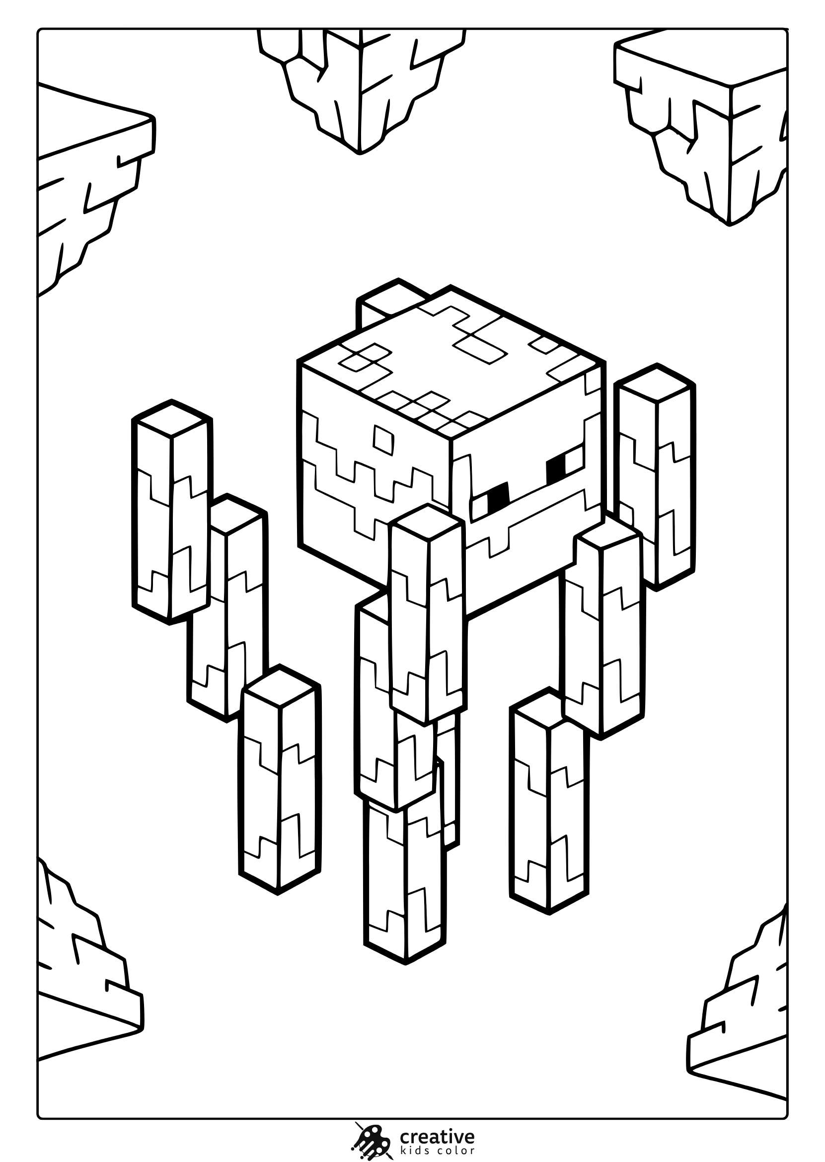 Minecraft Coloring Pages 30 Free Printable PDF 