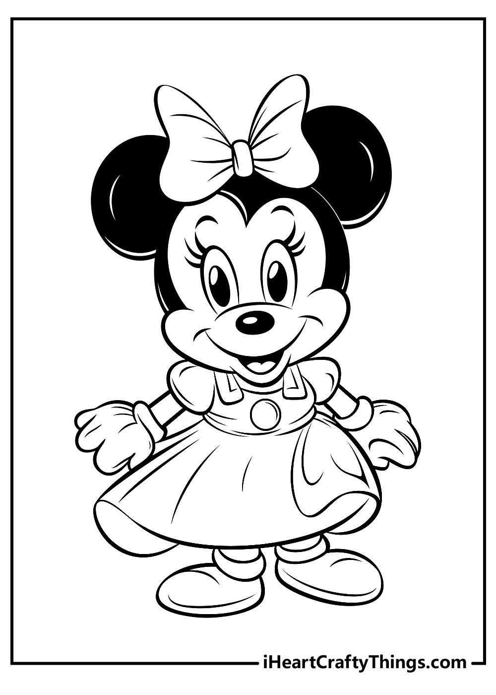 minnie mouse printable coloring pages minnie mouse printable coloring pages