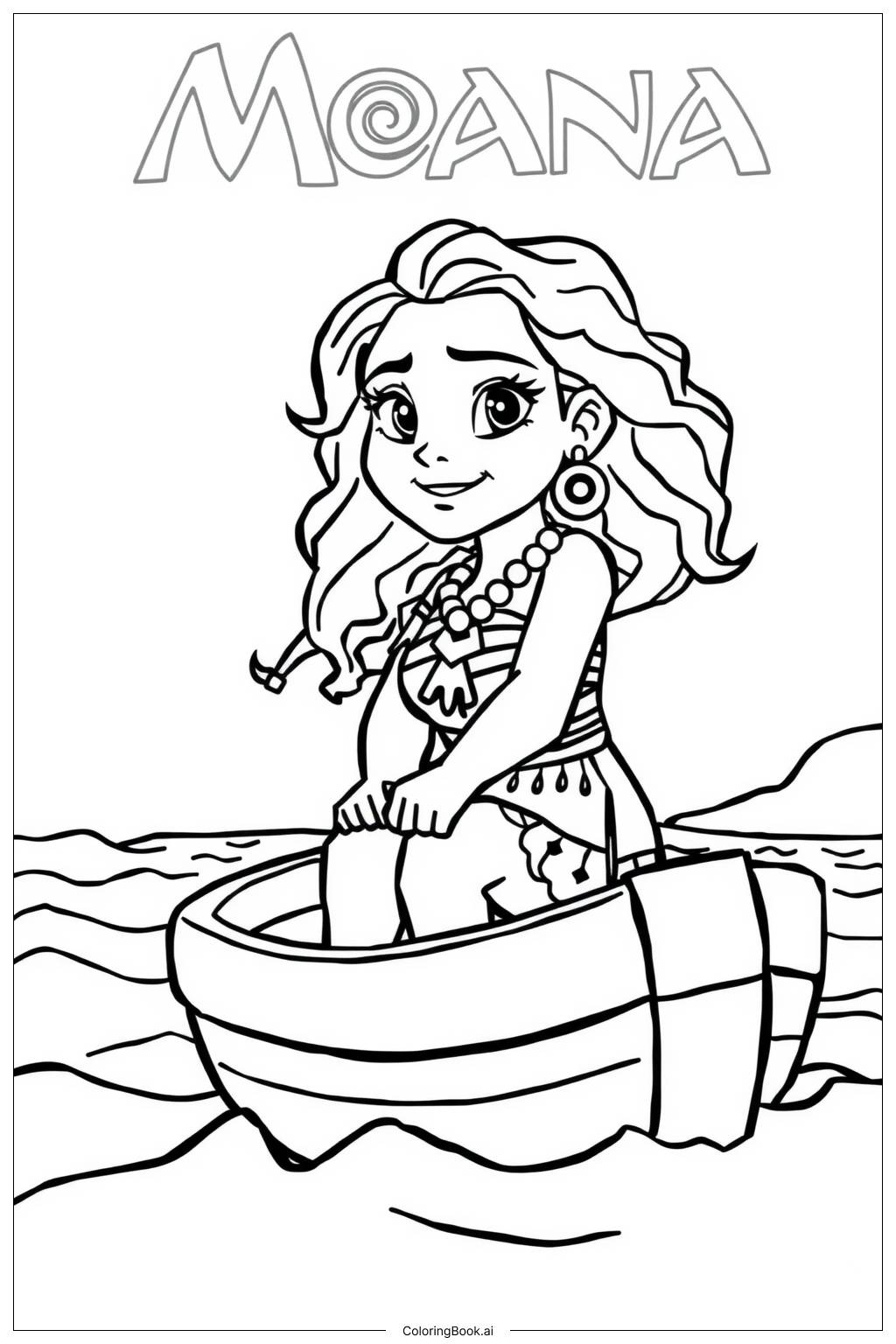 printable moana coloring pages