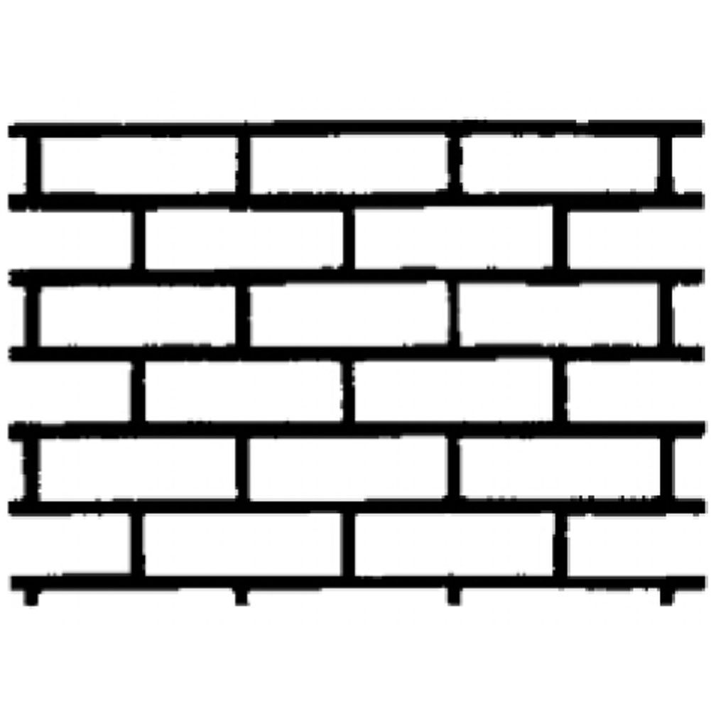 Moon Decorative Concrete NONADHESIVE FACE BRICK STENCIL 1000 SQ FT Moon Decorative Concrete