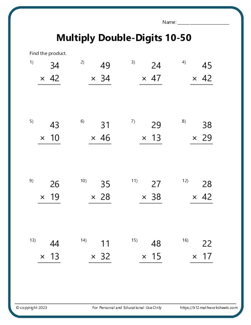 free multiplication facts worksheets free multiplication facts worksheets