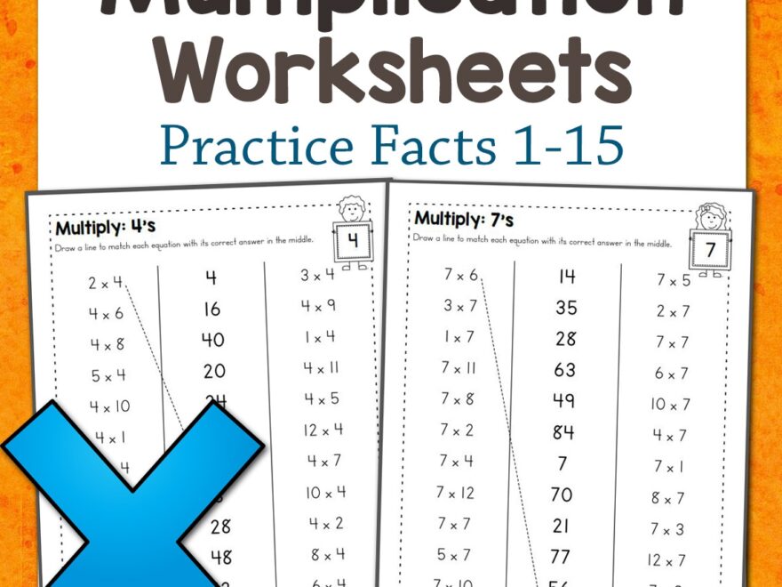 Multiplication Worksheets Numbers 1 Through 12 Mamas Learning Corner