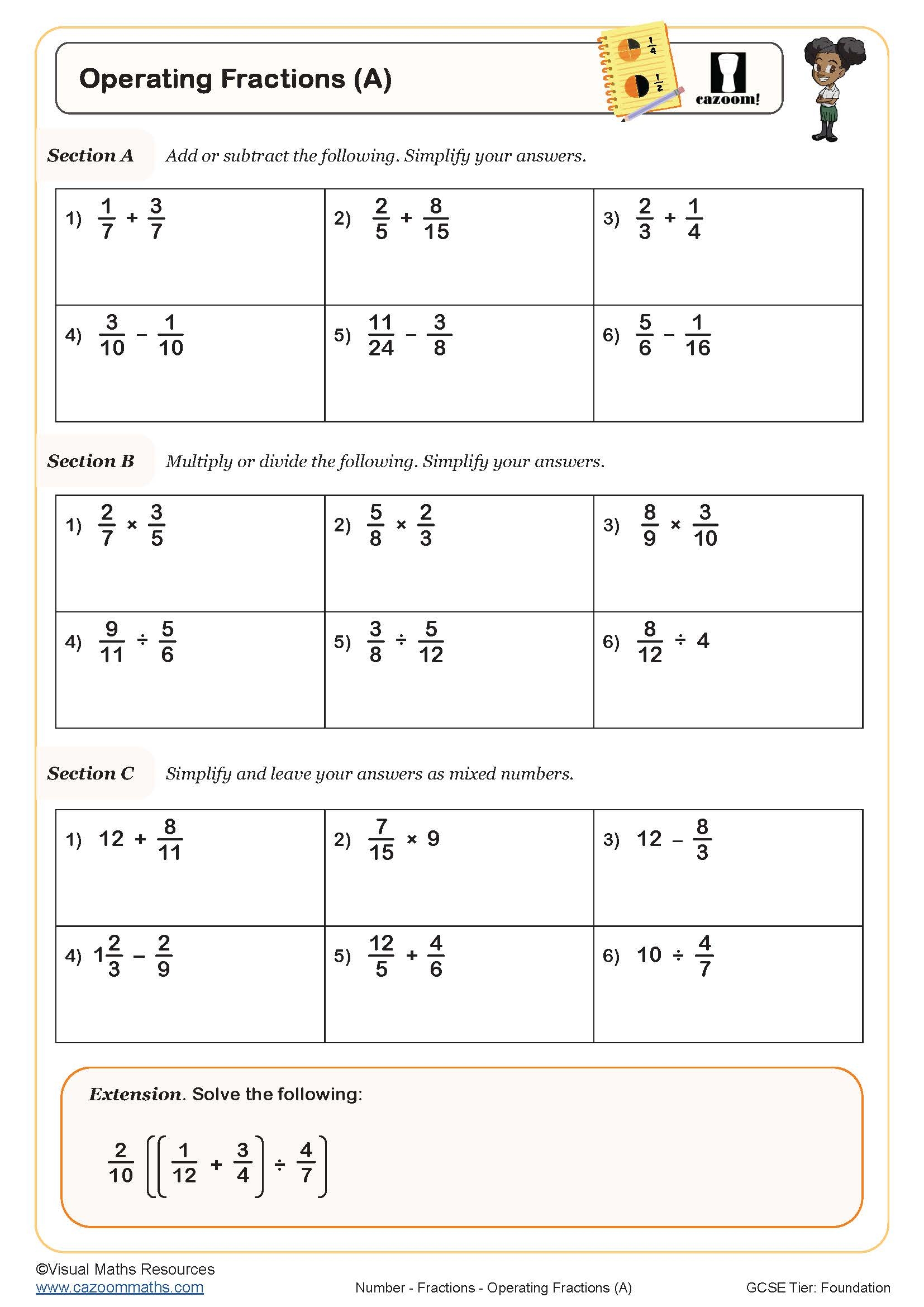 multiplying and dividing fractions worksheets multiplying and dividing fractions worksheets