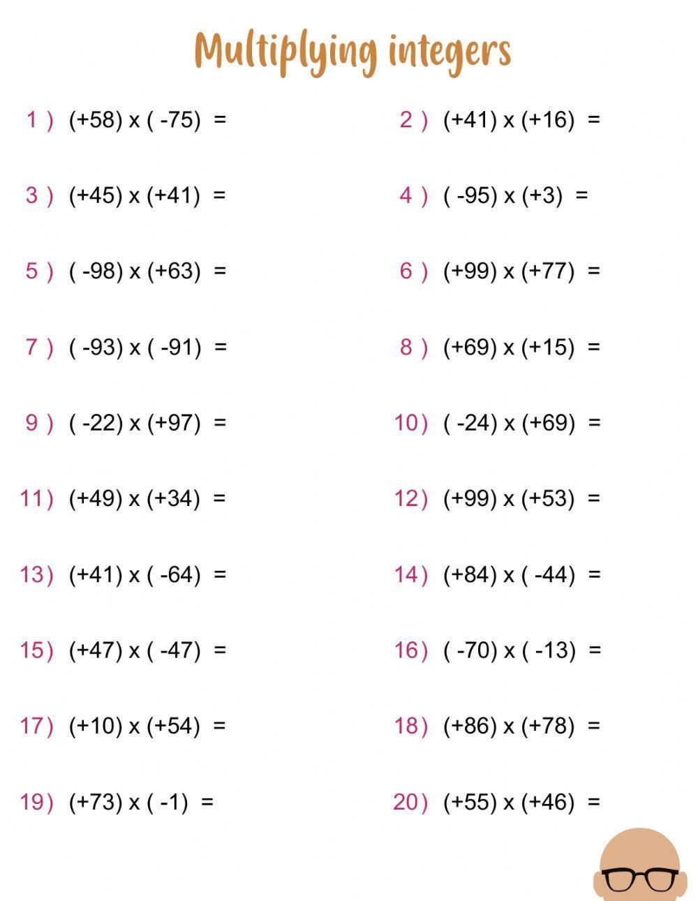 Multiplying And Dividing Integers Worksheet Live Worksheets Worksheets Library Multiplying And Dividing Integers Worksheet Live Worksheets Worksheets Library
