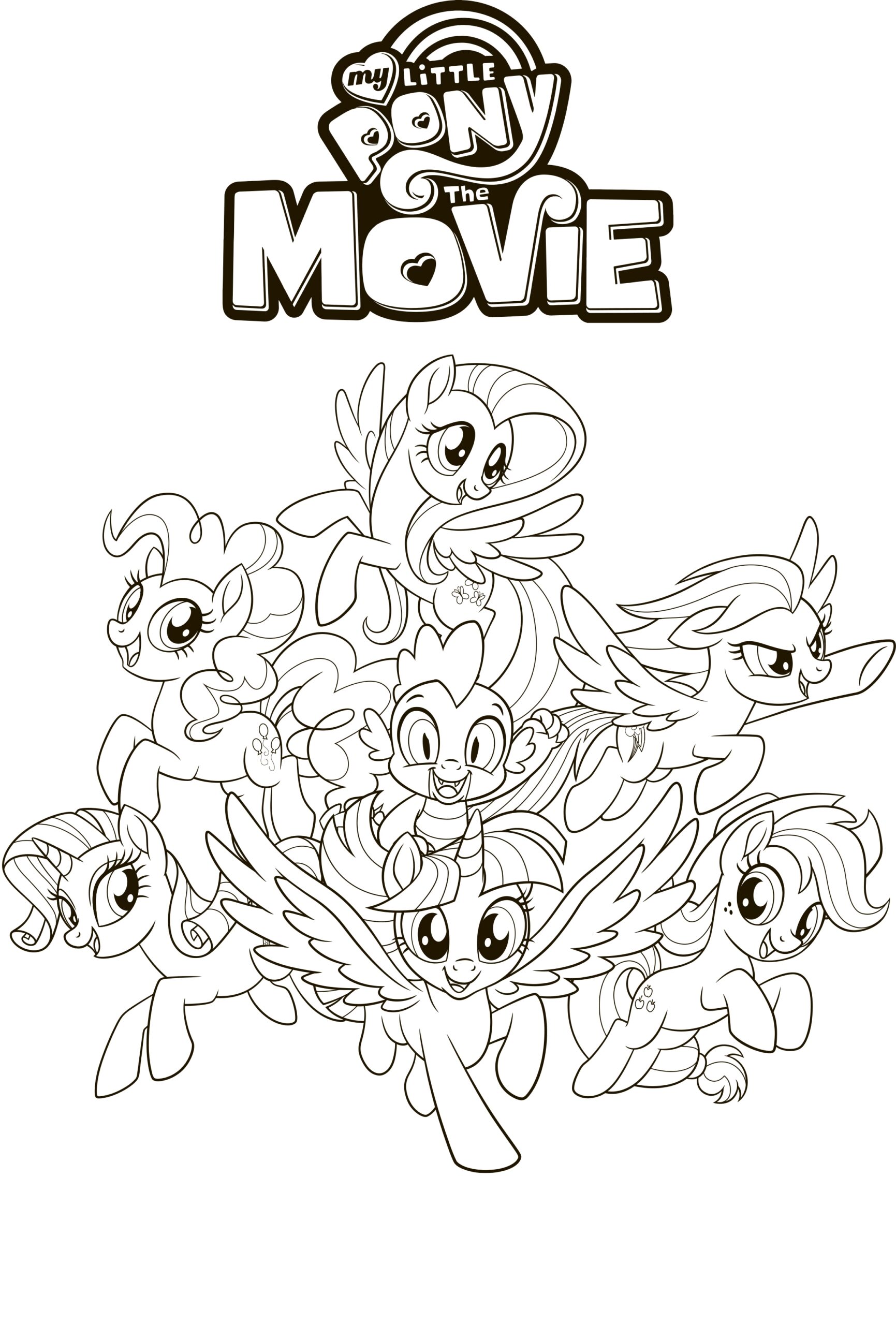 My Little Pony The Movie Coloring Pages YouLoveIt My Little Pony The Movie Coloring Pages YouLoveIt