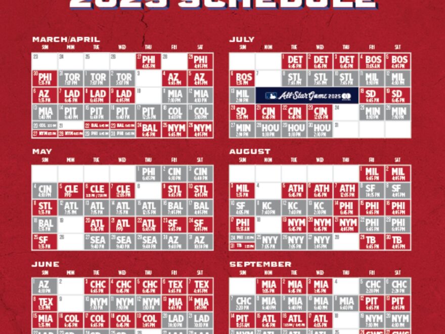 Nationals Printable Schedule Washington Nationals