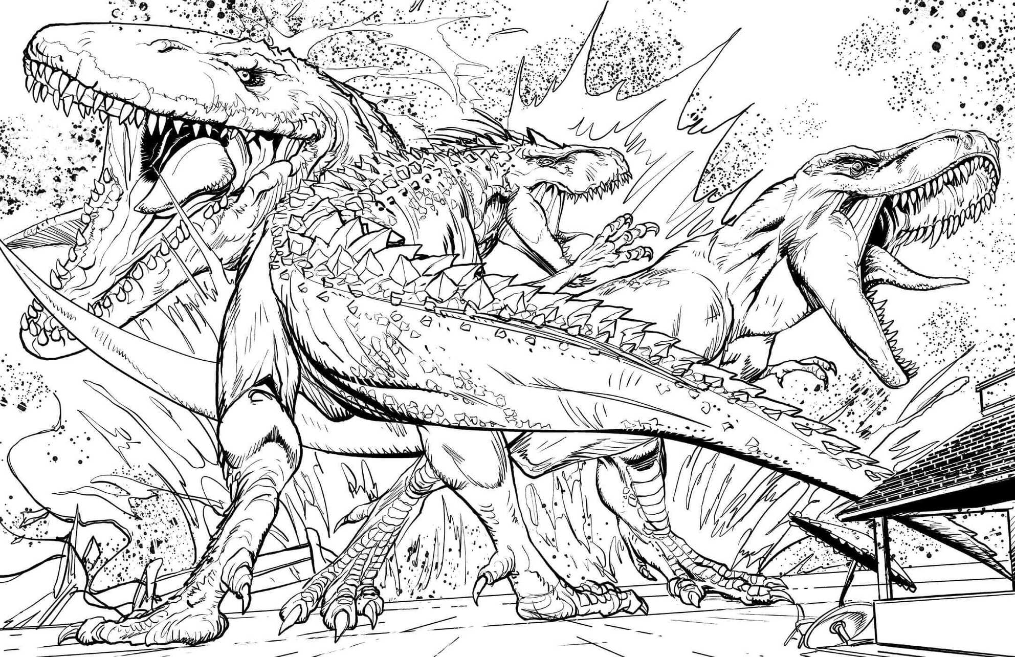 New Jurassic World Coloring Book Releasing In October Jurassic Outpost New Jurassic World Coloring Book Releasing In October Jurassic Outpost