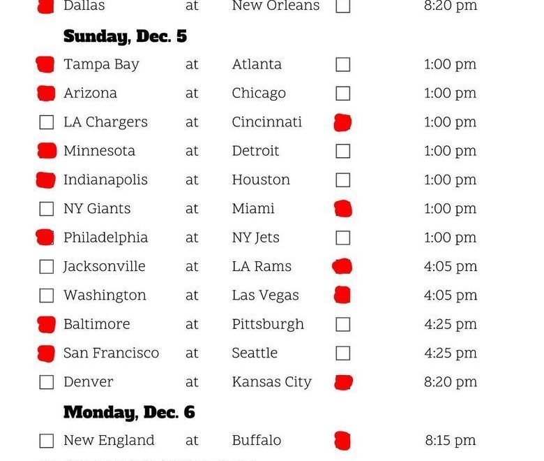 NFL 2021 Week 13 Picks Predictions And Discussions CBCS Comics Page 1