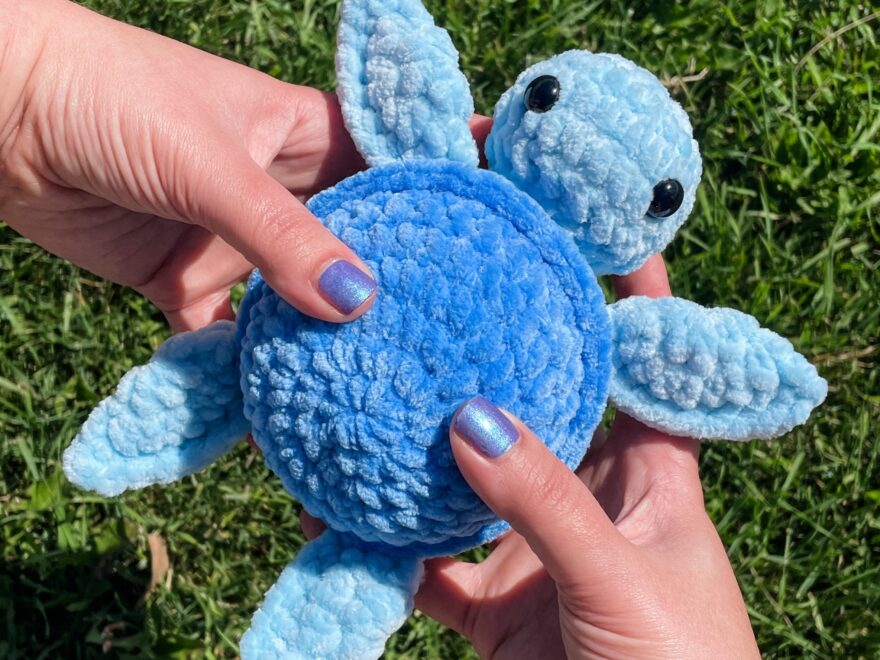 No Sew Crochet Turtle Amigurumi Plush