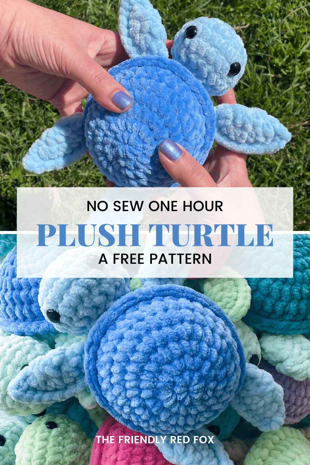 No Sew Crochet Turtle Amigurumi Plush No Sew Crochet Turtle Amigurumi Plush