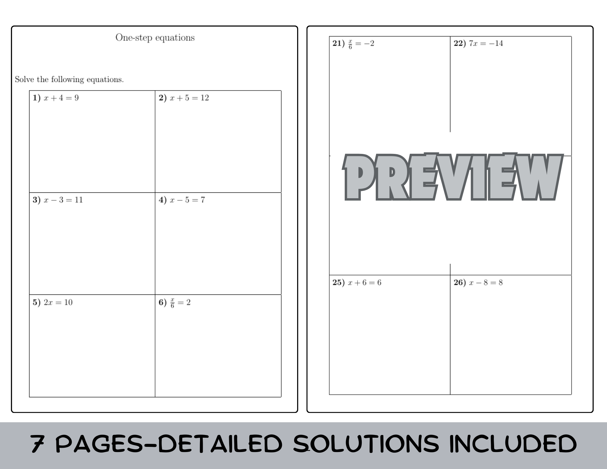 one step equations worksheet pdf one step equations worksheet pdf