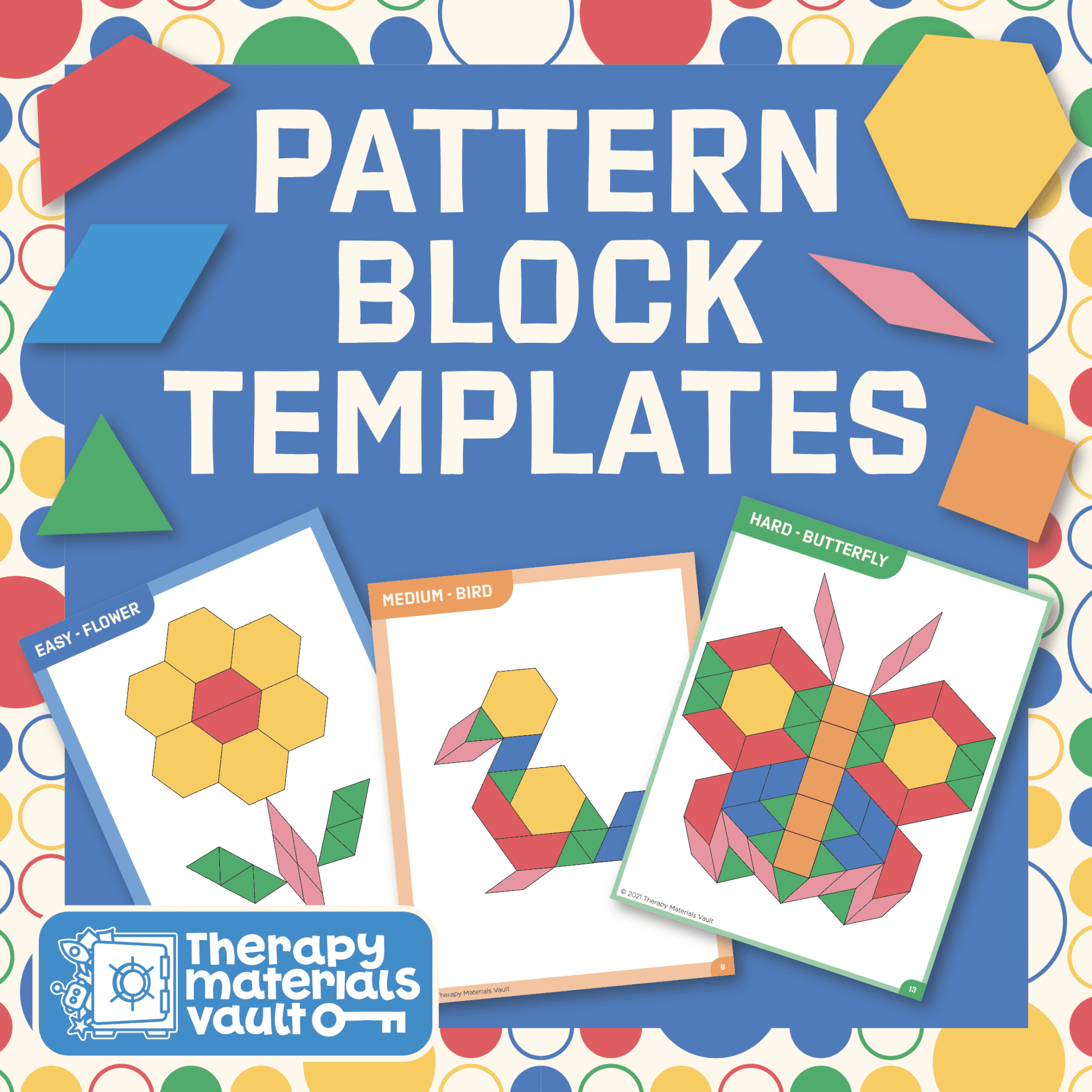 Pattern Block Templates TMV