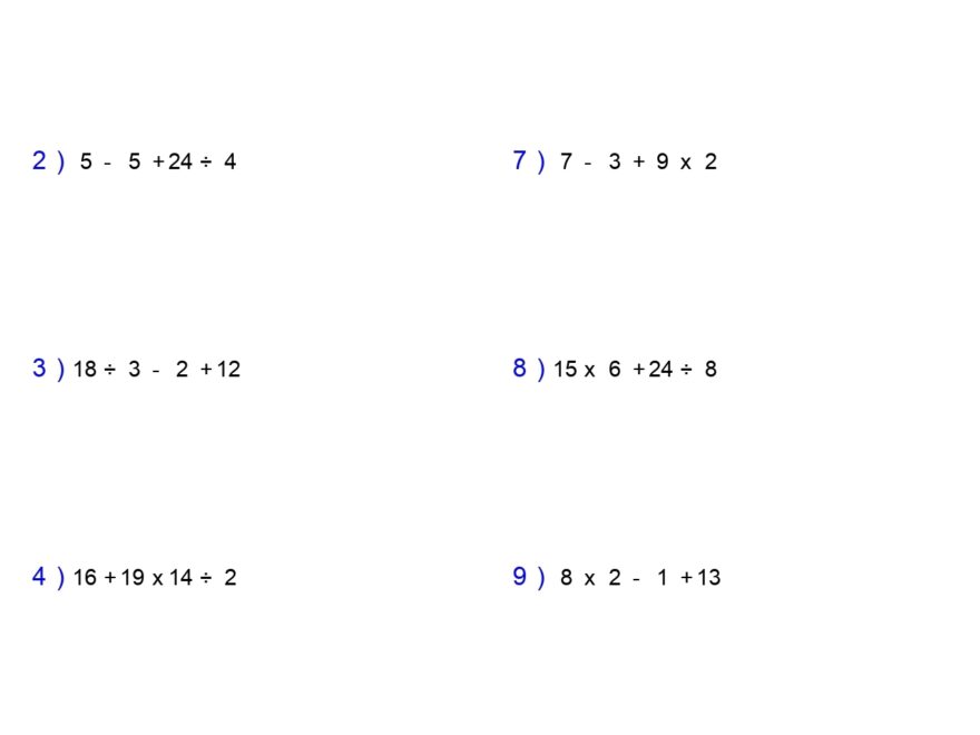 PEMDAS Problems Order Of Operations Worksheets Add Subtract Multiply And Divide Made By Teachers