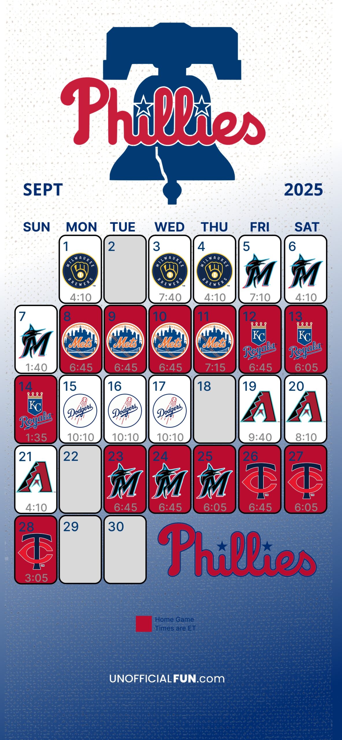 Philadelphia Phillies Wallpaper Schedule For Your Phone UnofficialFun