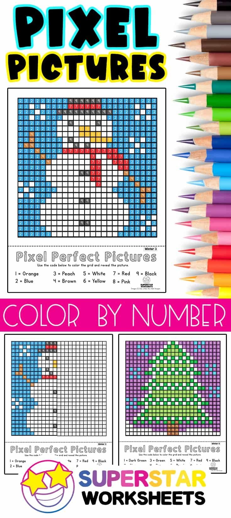 pixel coloring pages for adults printable