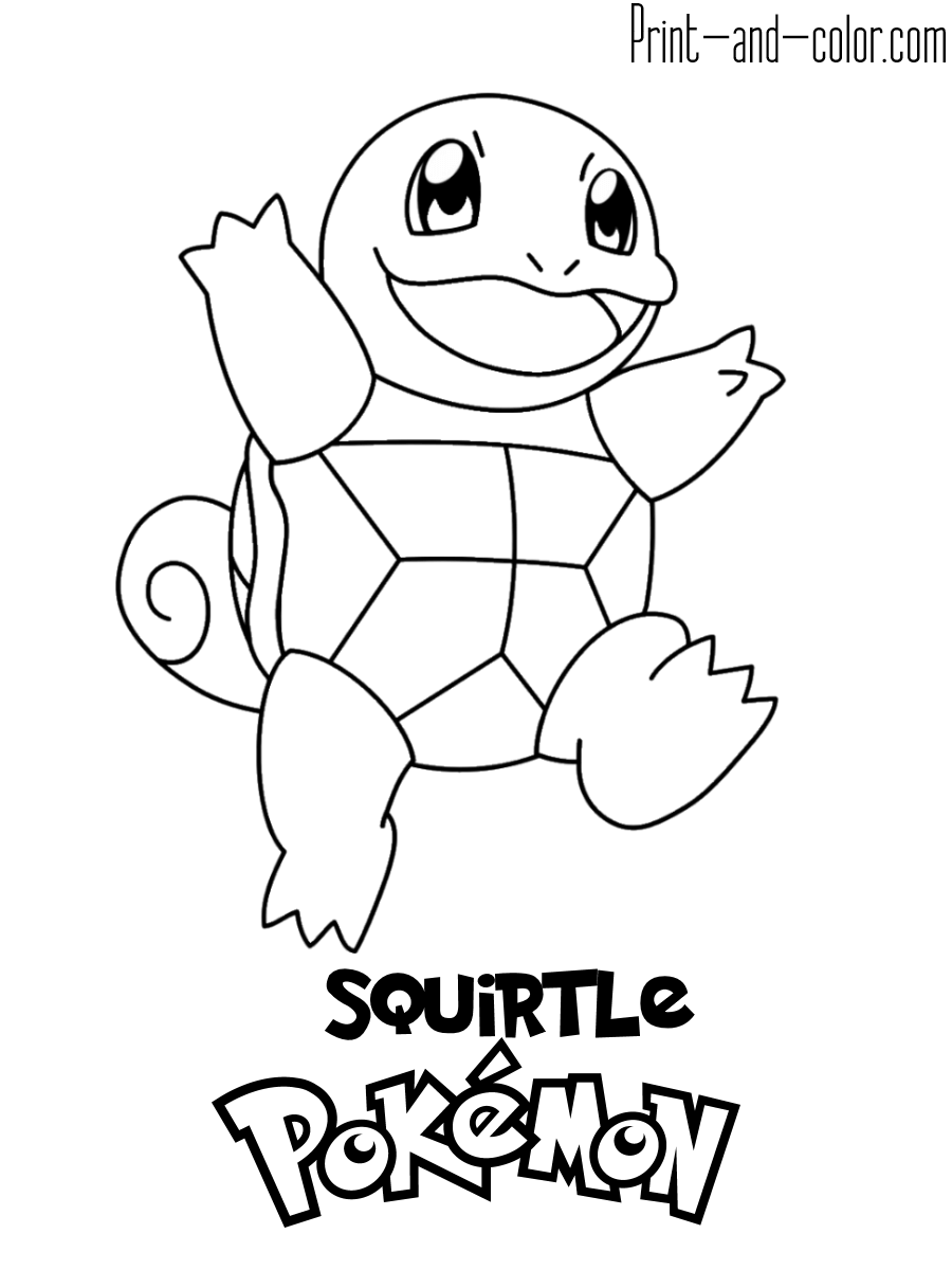 pokemon coloring in pages