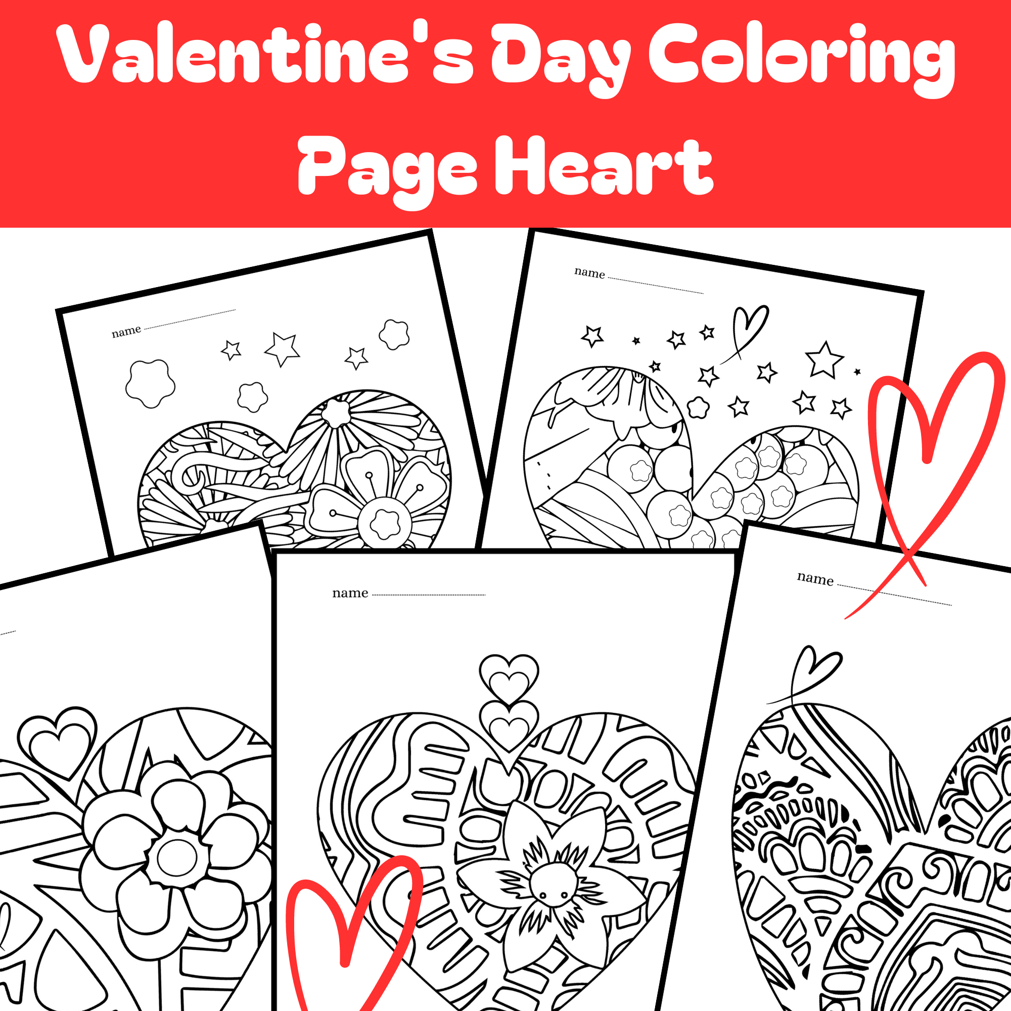 valentines day coloring pages