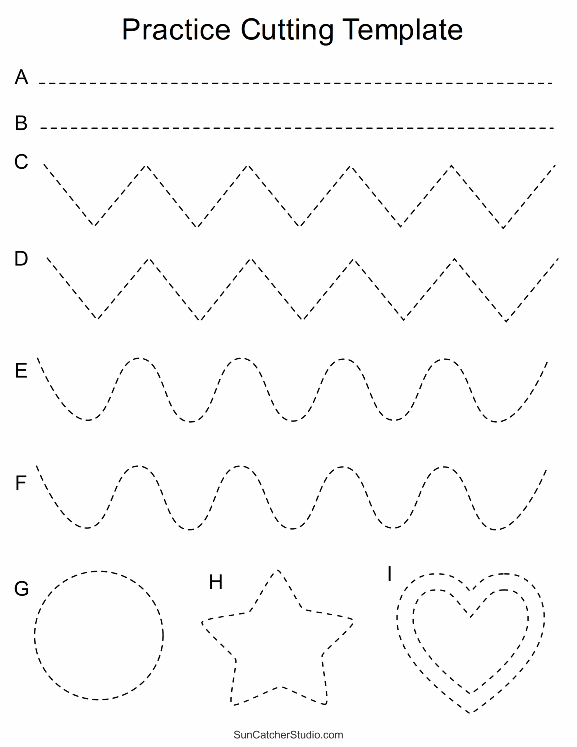 Practice Cutting Template Skills Worksheet Free Printables Monograms Design Tools Patterns DIY Projects Practice Cutting Template Skills Worksheet Free Printables Monograms Design Tools Patterns DIY Projects