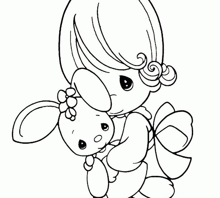 Precious Moments Baby Jesus Coloring Pages
