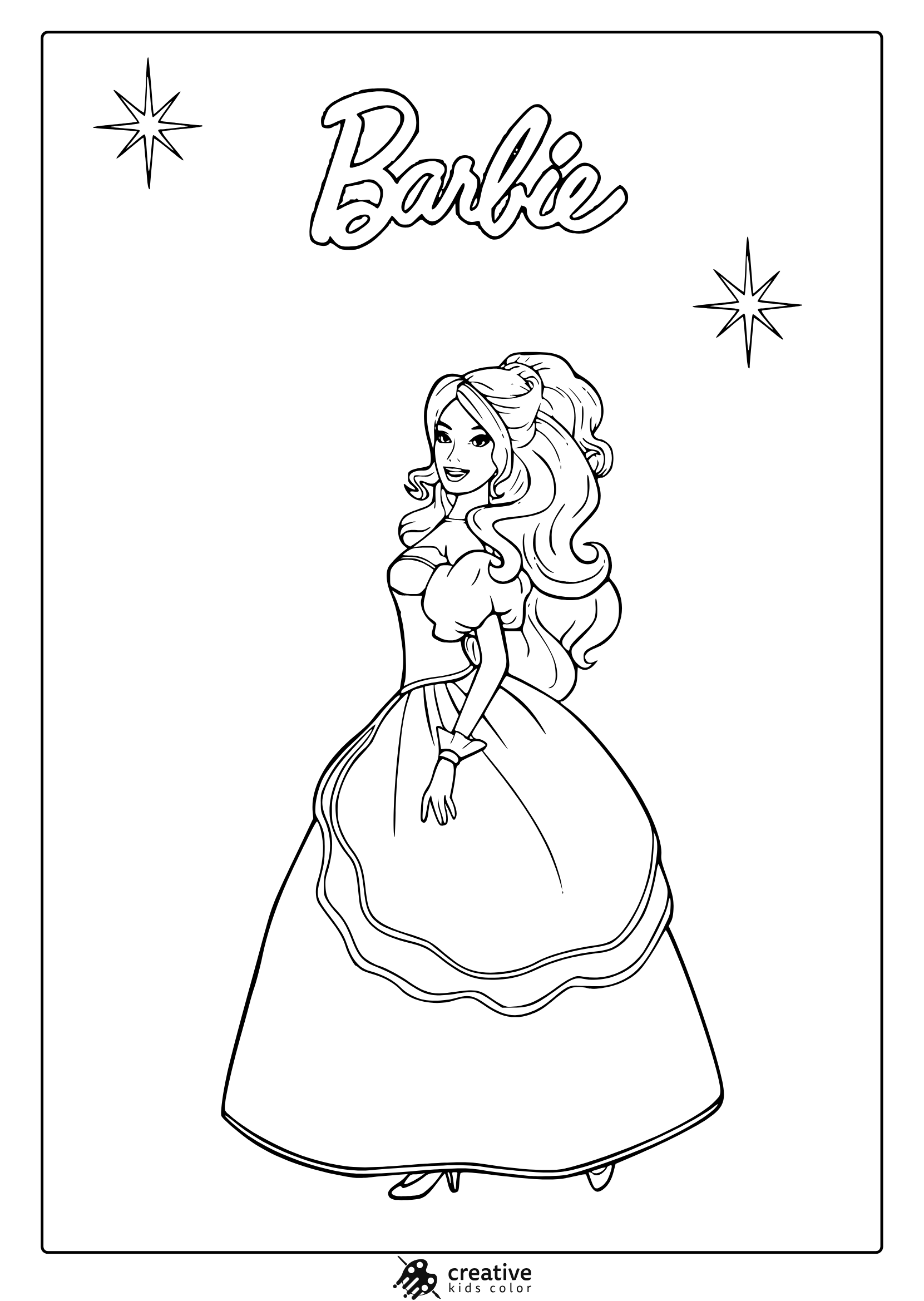 princess colouring pages printable