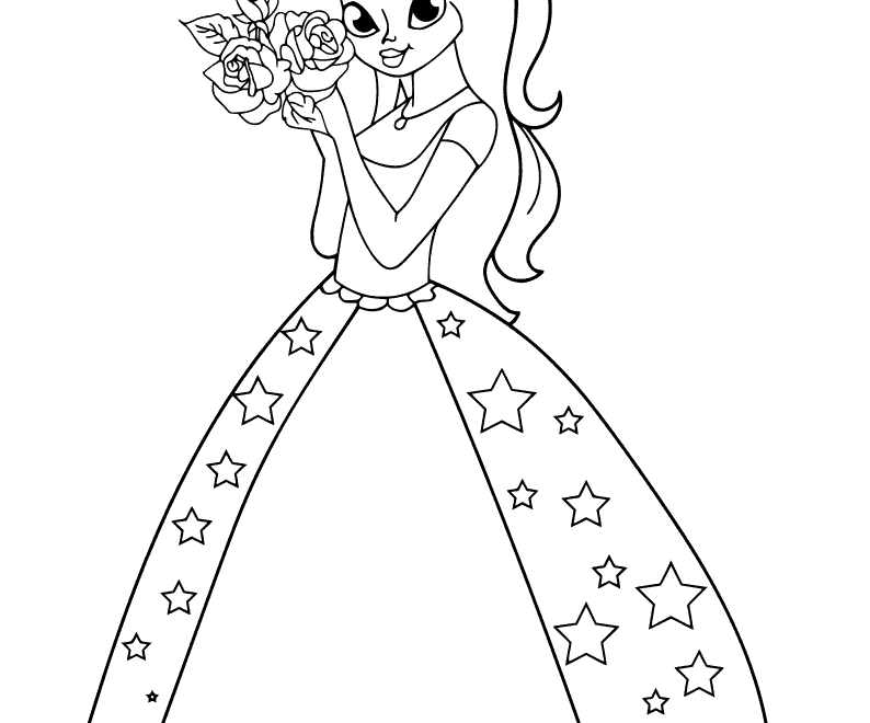 Princesses Coloring Pages Free Printable Princess Coloring Sheets