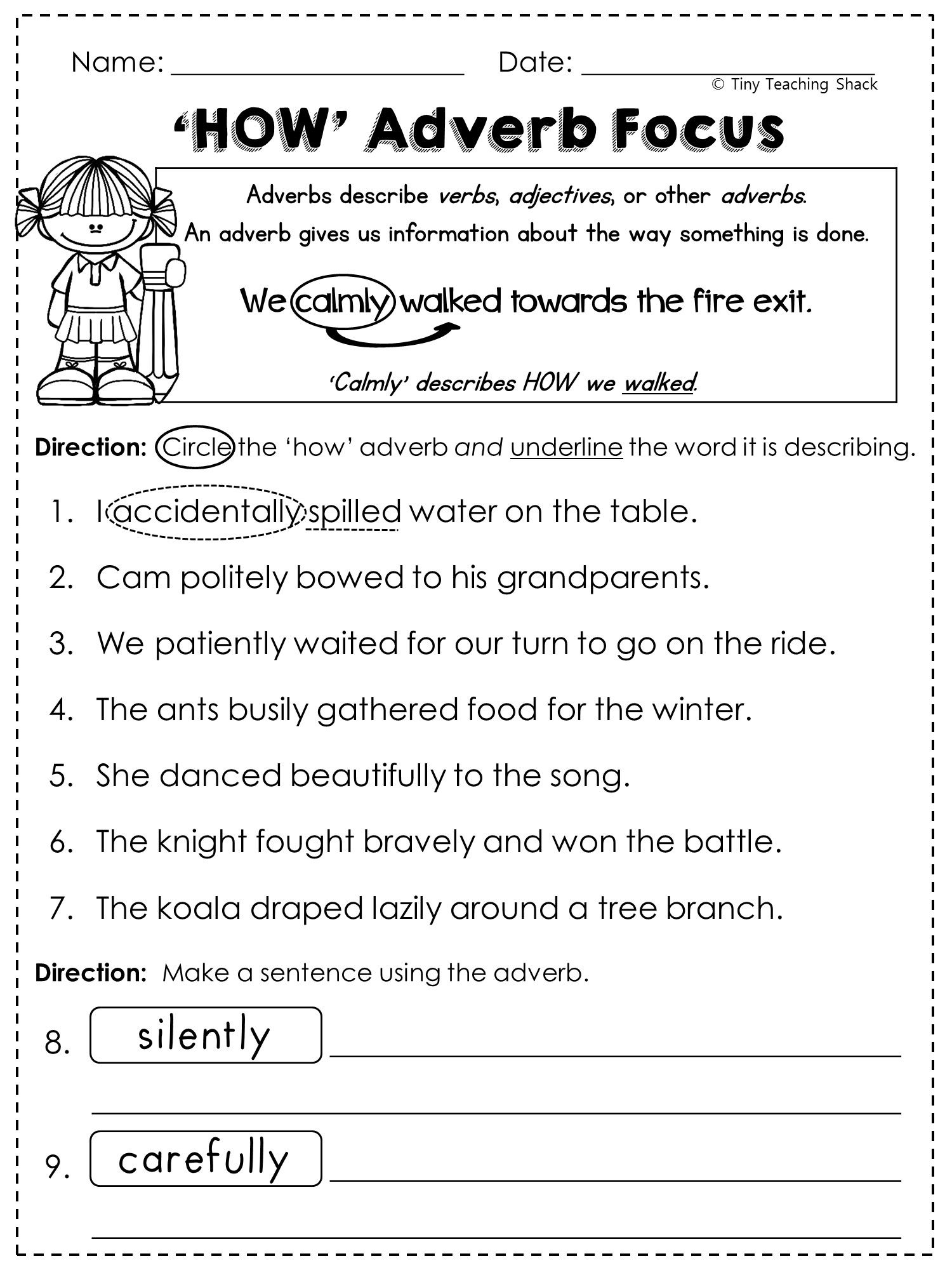Printable Adverb Worksheets For Grade 1 The Learning Apps Worksheets Library